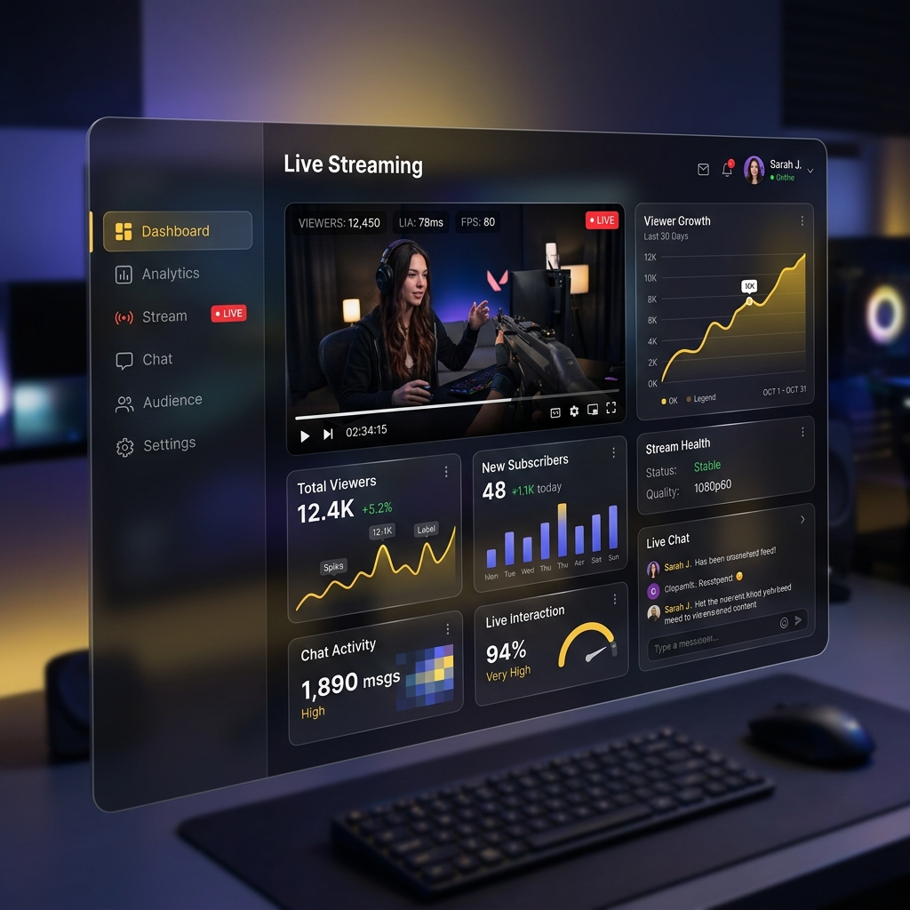 Streamora Admin Dashboard